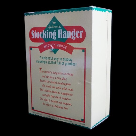 Disney Hallmark Vintage 1980’s Stocking Hanger Mickey Mouse - Picture 2 of 15